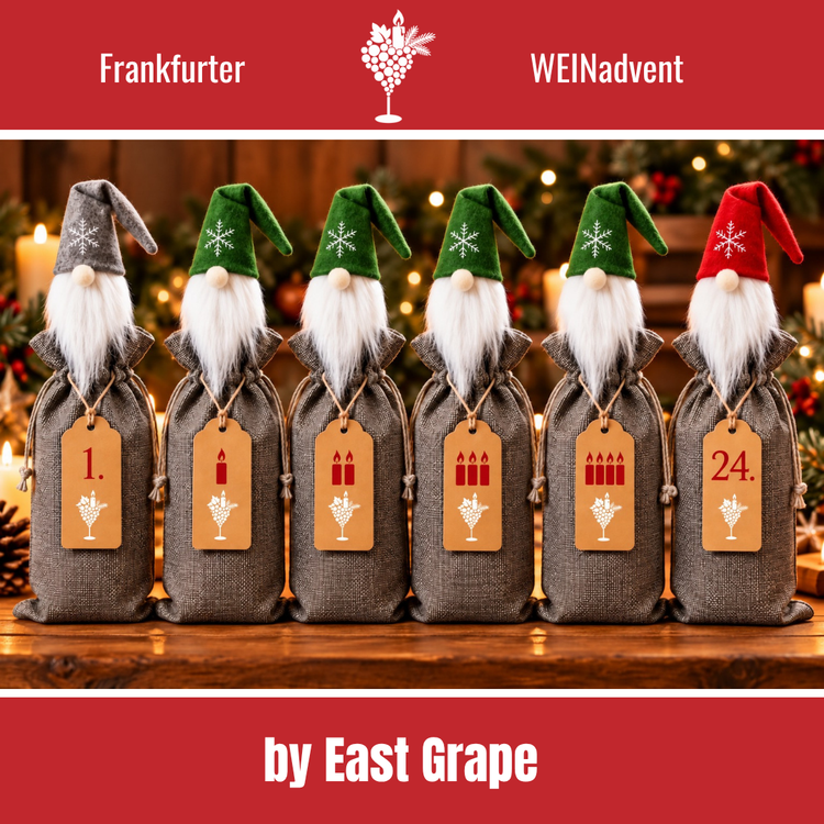 WEINadvent by EAST GRAPE - 6 Weine. 6 Adventsmomente.