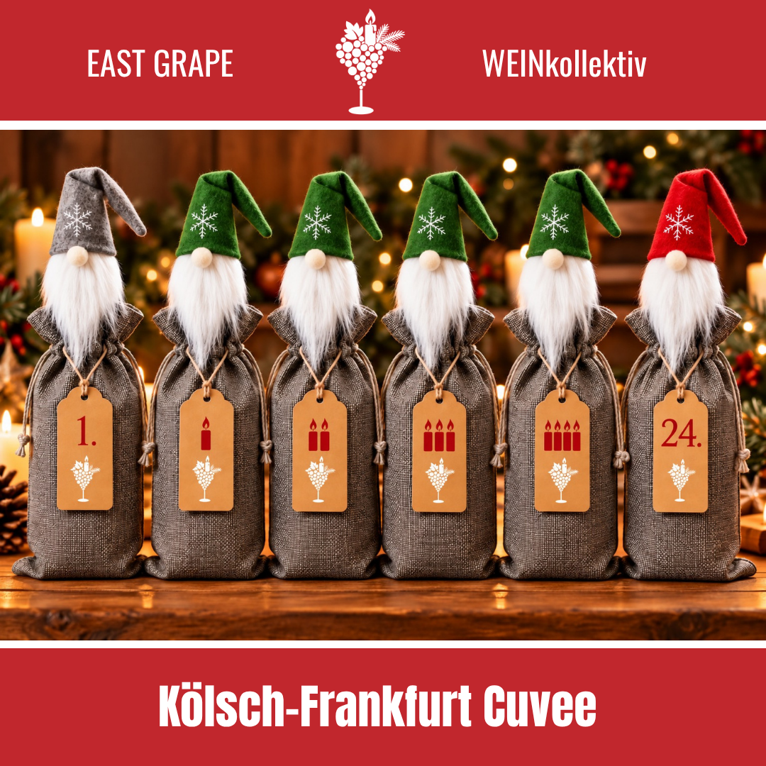 WEINadvent-Paket by EAST GRAPE & WEINkollektiv - Kölsch-Frankfurter 